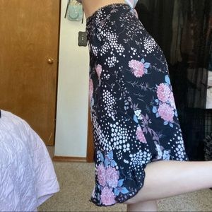 Old navy floral midi skirt